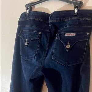 Hudson Women's Dark Blue Collin Mid-Rise Skinny Jean - Size 30